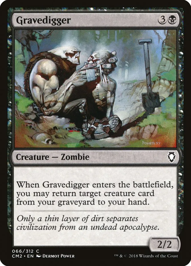 2018 Commander Anthology Volume II Gravedigger common #66 common card image