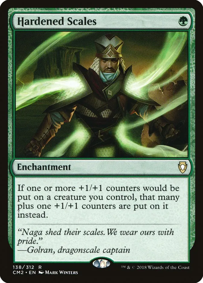 2018 Commander Anthology Volume II Hardened Scales #138 rare card image