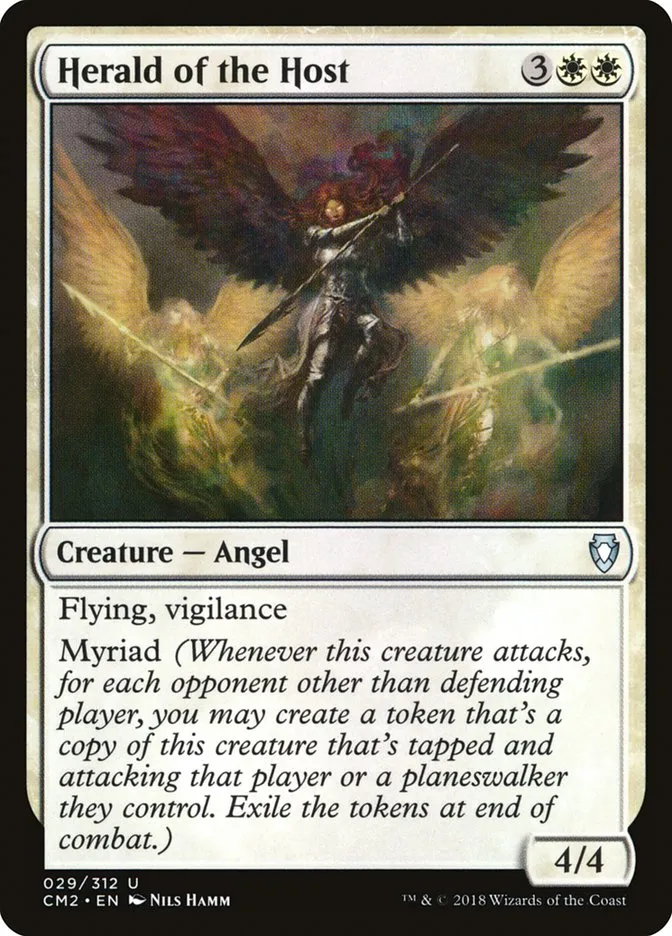 2018 Commander Anthology Volume II Herald of the Host uncommon #29 uncommon card image