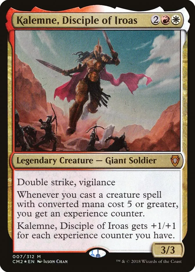 2018 Commander Anthology Volume II Kalemne, Disciple of Iroas mythic #7 mythic card image