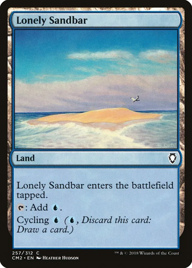 2018 Commander Anthology Volume II Lonely Sandbar common #257 common card image