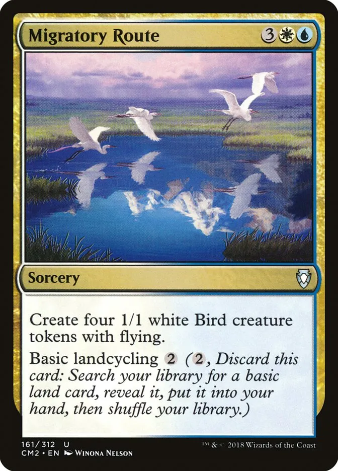 2018 Commander Anthology Volume II Migratory Route uncommon #161 uncommon card image