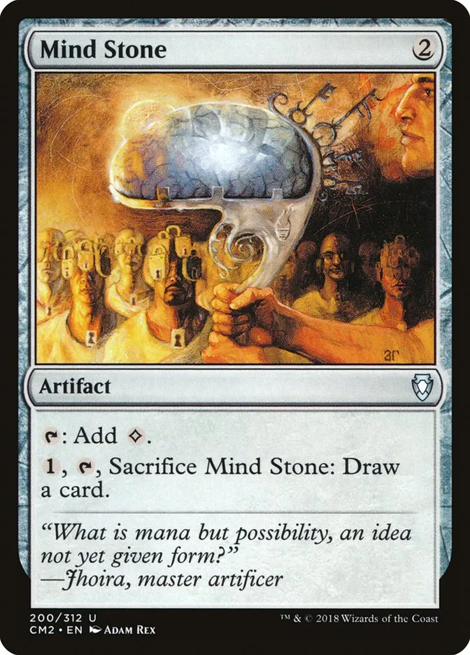 2018 Commander Anthology Volume II Mind Stone uncommon #200 uncommon card image