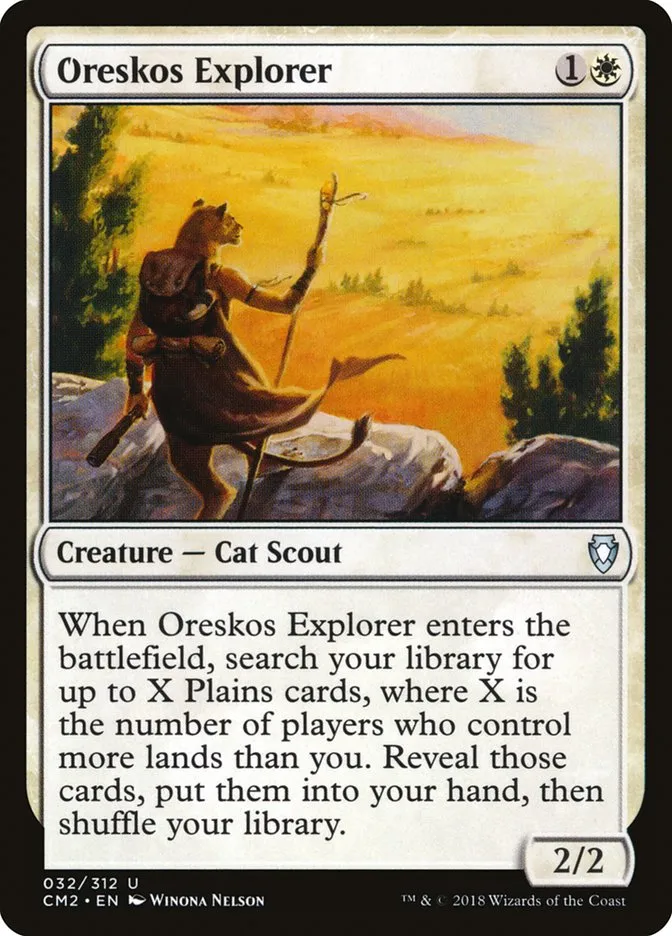 2018 Commander Anthology Volume II Oreskos Explorer uncommon #32 uncommon card image