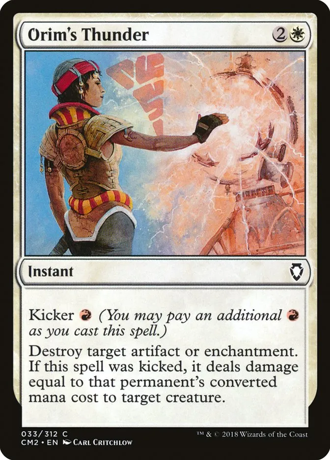 2018 Commander Anthology Volume II Orim's Thunder common #33 common card image