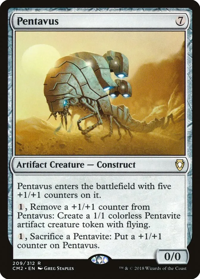 2018 Commander Anthology Volume II Pentavus #209 rare card image