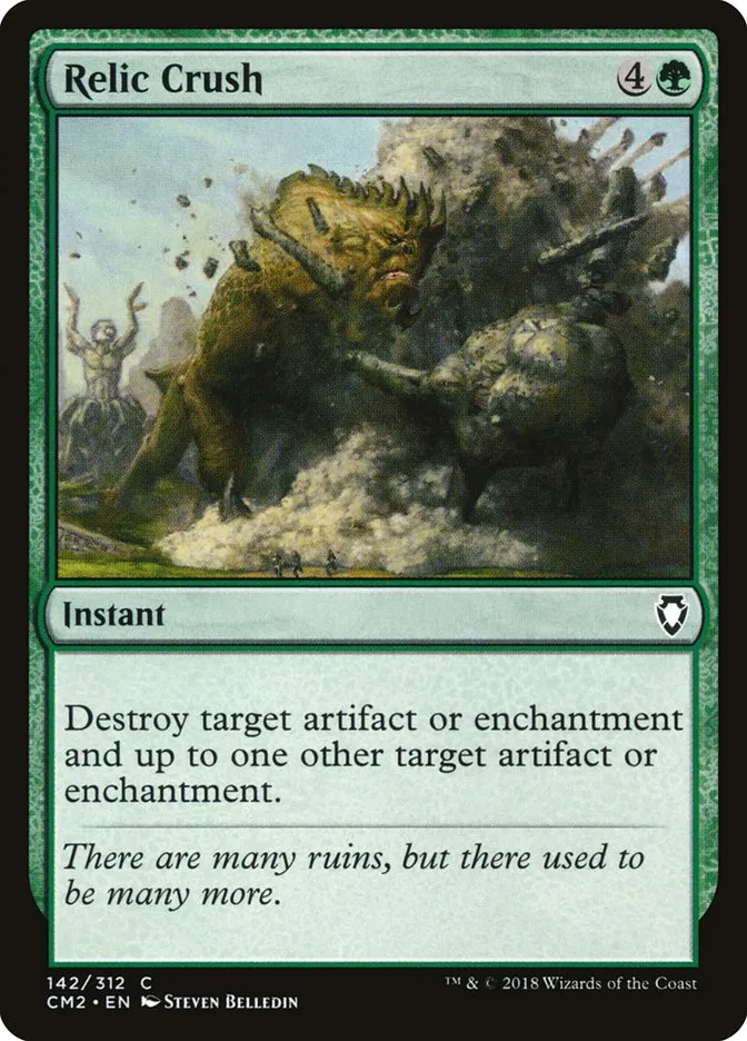 2018 Commander Anthology Volume II Relic Crush #142 common card image