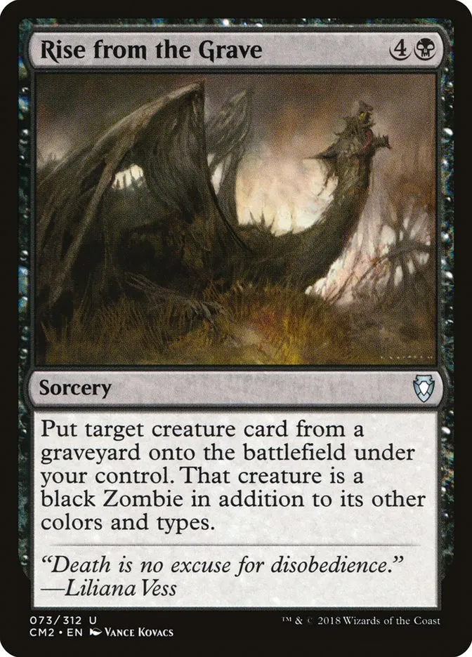 2018 Commander Anthology Volume II Rise from the Grave uncommon #73 uncommon card image