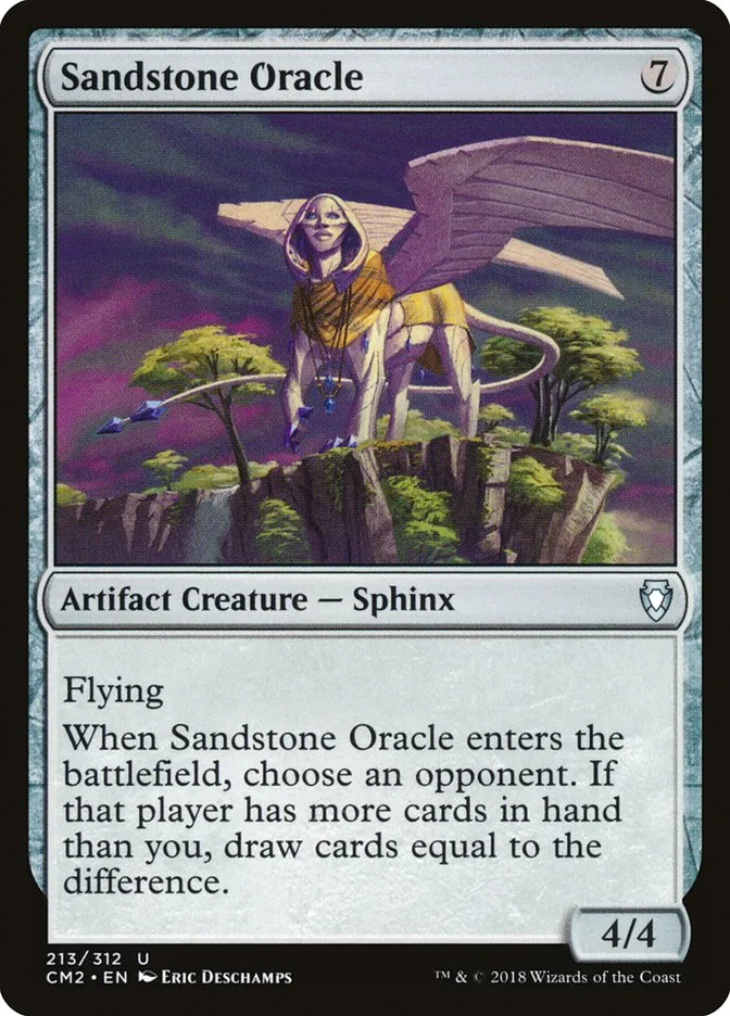 2018 Commander Anthology Volume II Sandstone Oracle #213 uncommon card image