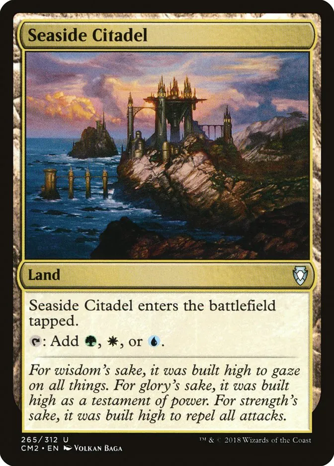 2018 Commander Anthology Volume II Seaside Citadel uncommon #265 uncommon card image