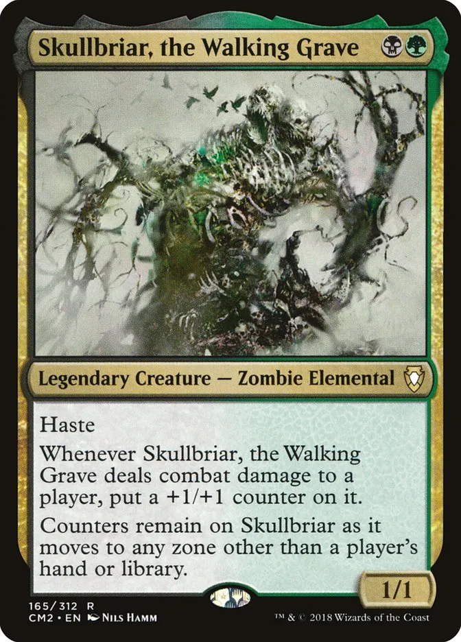 2018 Commander Anthology Volume II Skullbriar, the Walking Grave #165 rare card image