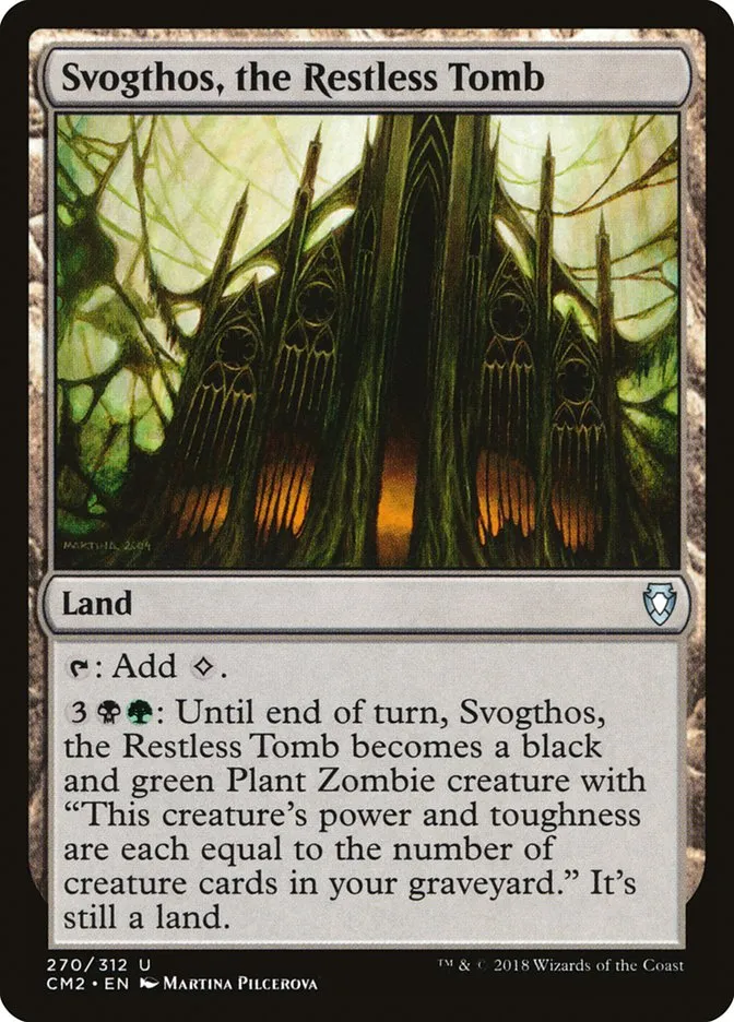 2018 Commander Anthology Volume II Svogthos, the Restless Tomb uncommon #270 uncommon card image