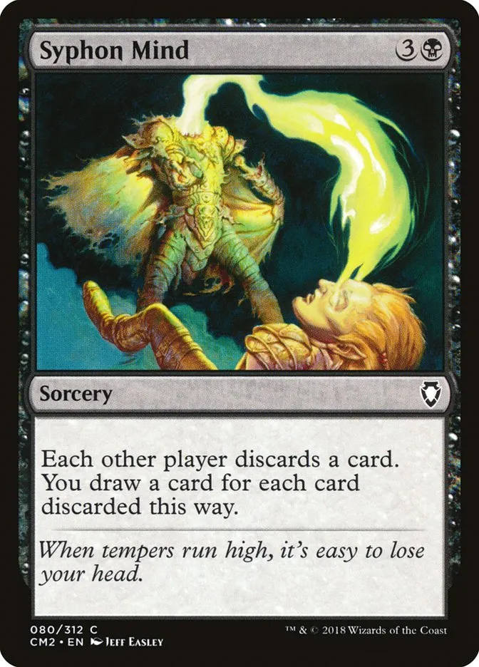 2018 Commander Anthology Volume II Syphon Mind common #80 common card image