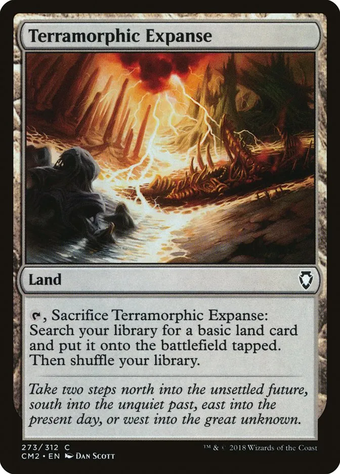 2018 Commander Anthology Volume II Terramorphic Expanse common #273 common card image