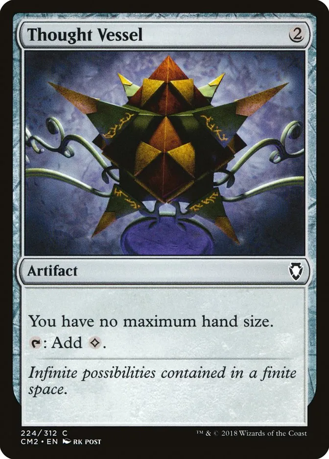 2018 Commander Anthology Volume II Thought Vessel common #224 common card image