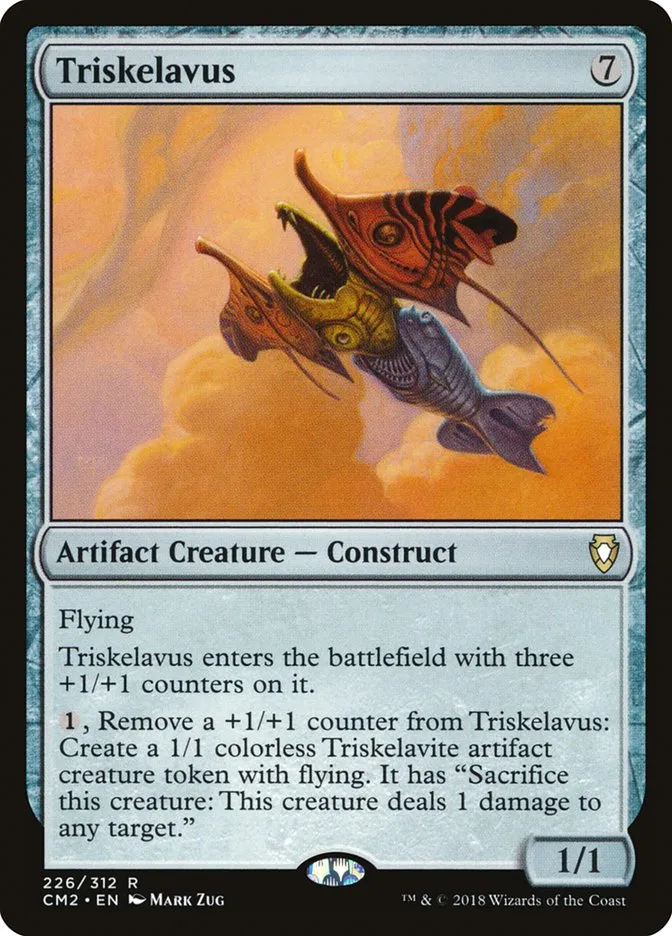 2018 Commander Anthology Volume II Triskelavus #226 rare card image