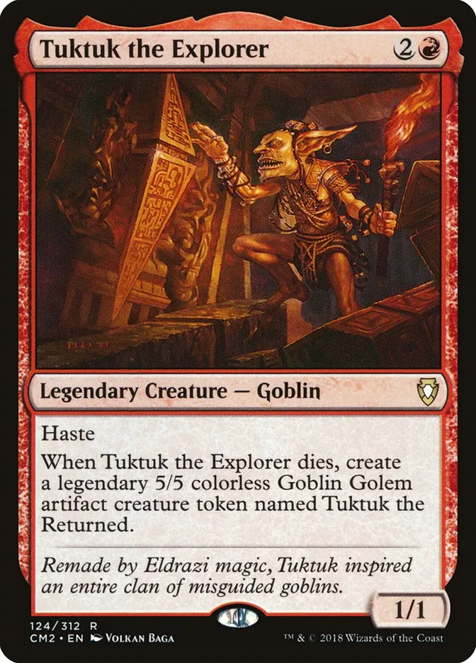 2018 Commander Anthology Volume II Tuktuk the Explorer #124 rare card image