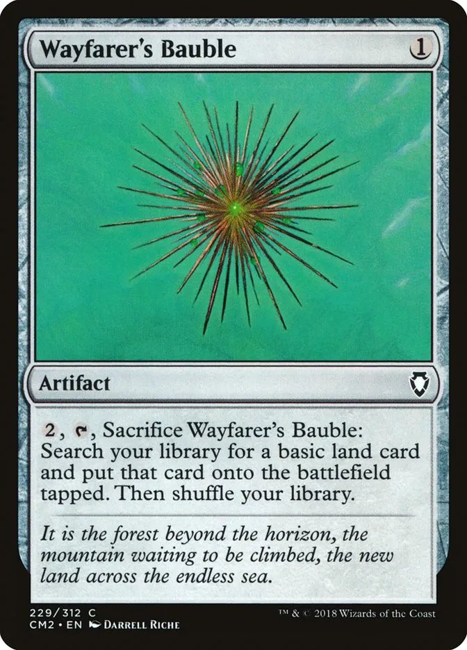 2018 Commander Anthology Volume II Wayfarer's Bauble #229 common card image