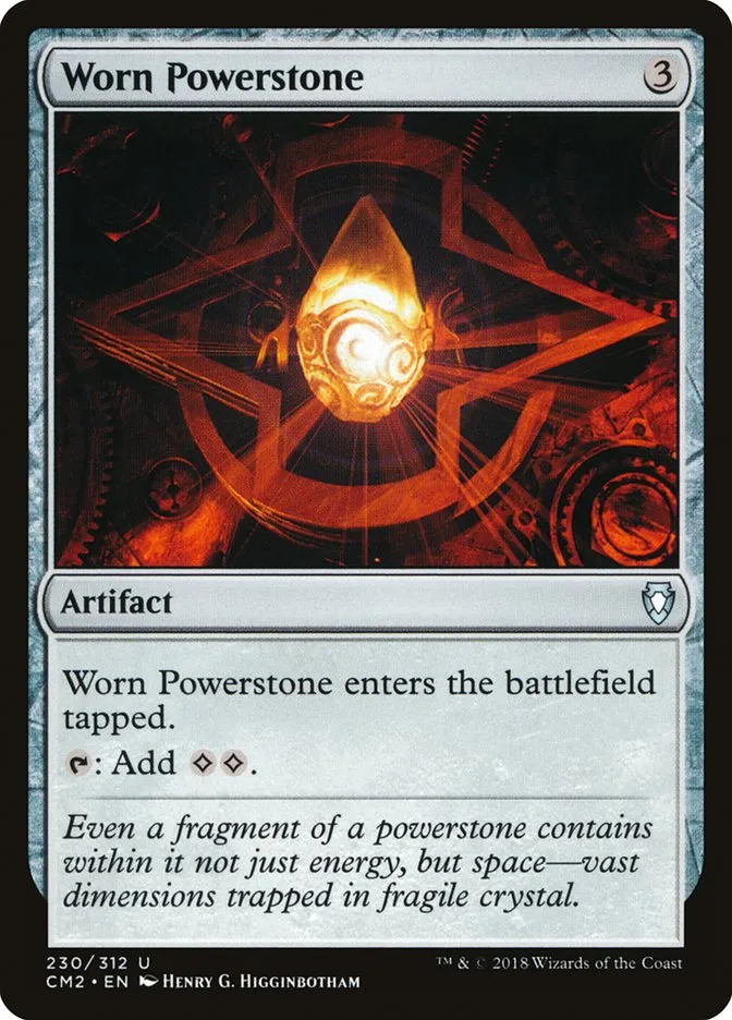 2018 Commander Anthology Volume II Worn Powerstone #230 uncommon card image