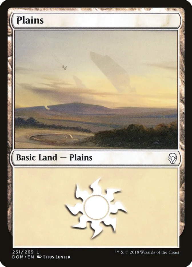 2018 Dominaria Plains common #251 common card image