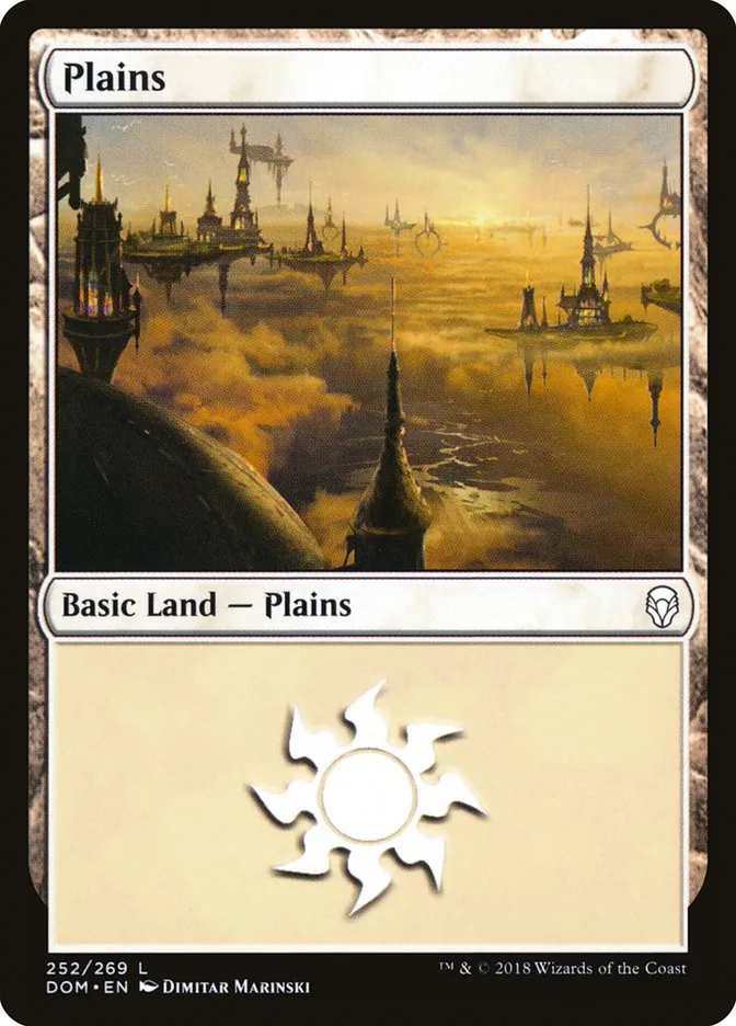 2018 Dominaria Plains common #252 common card image