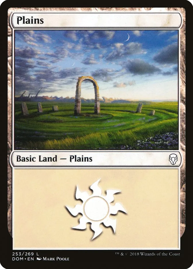 2018 Dominaria Plains common #253 common card image