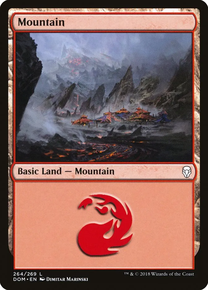 2018 Dominaria Mountain common #264 common card image