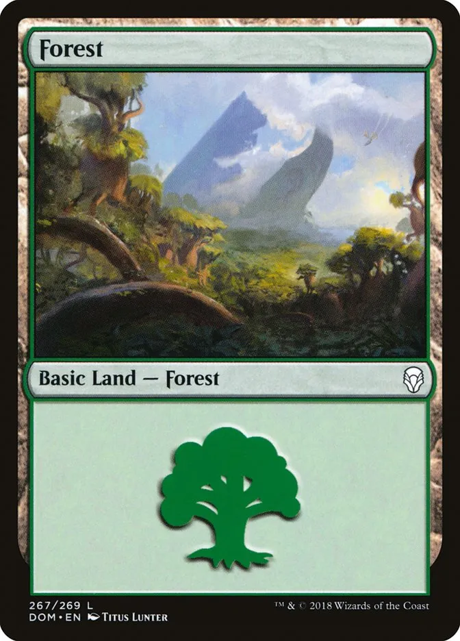 2018 Dominaria Forest common #267 common card image