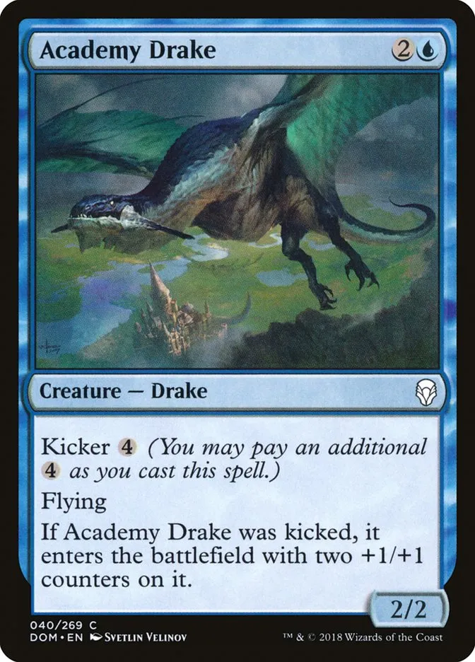2018 Dominaria Academy Drake #40 common card image
