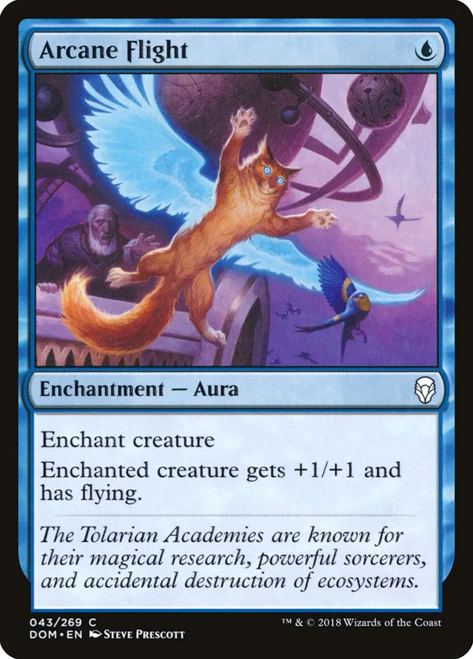 2018 Dominaria Arcane Flight common #43 common card image