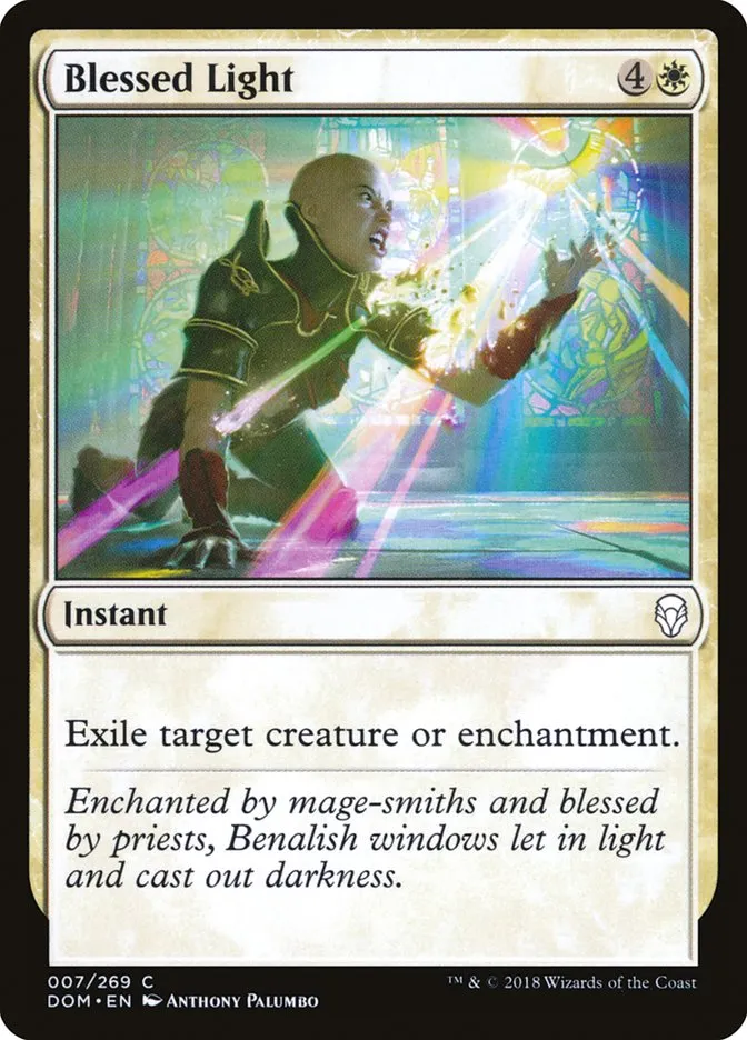 2018 Dominaria Blessed Light common #7 common card image