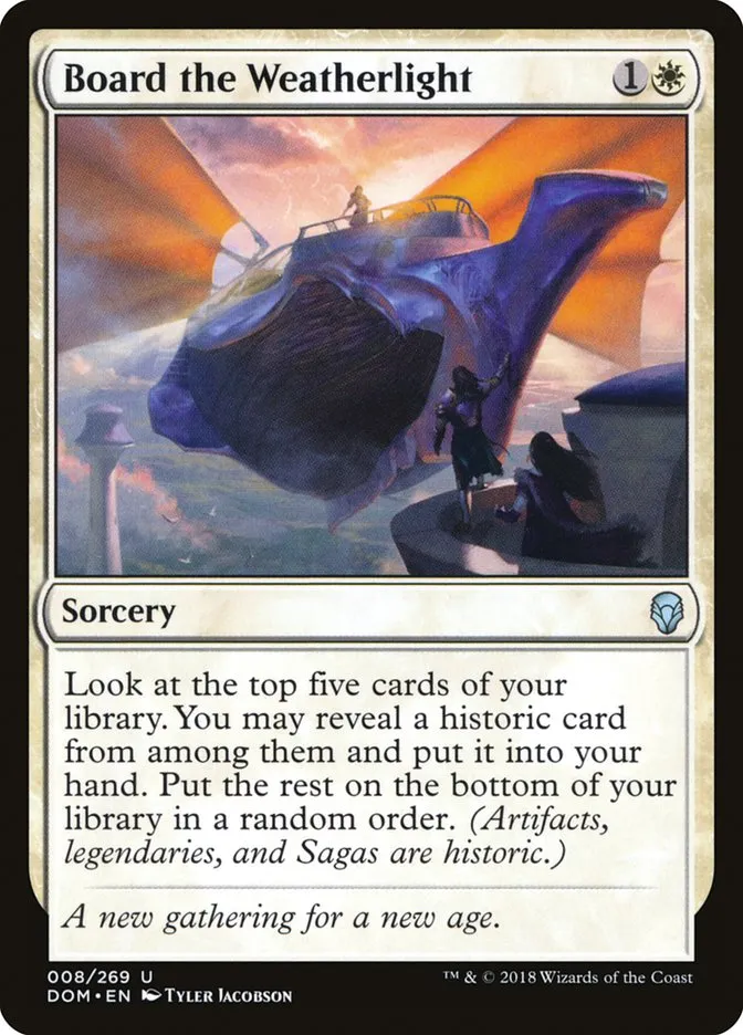 2018 Dominaria Board the Weatherlight #8 uncommon card image
