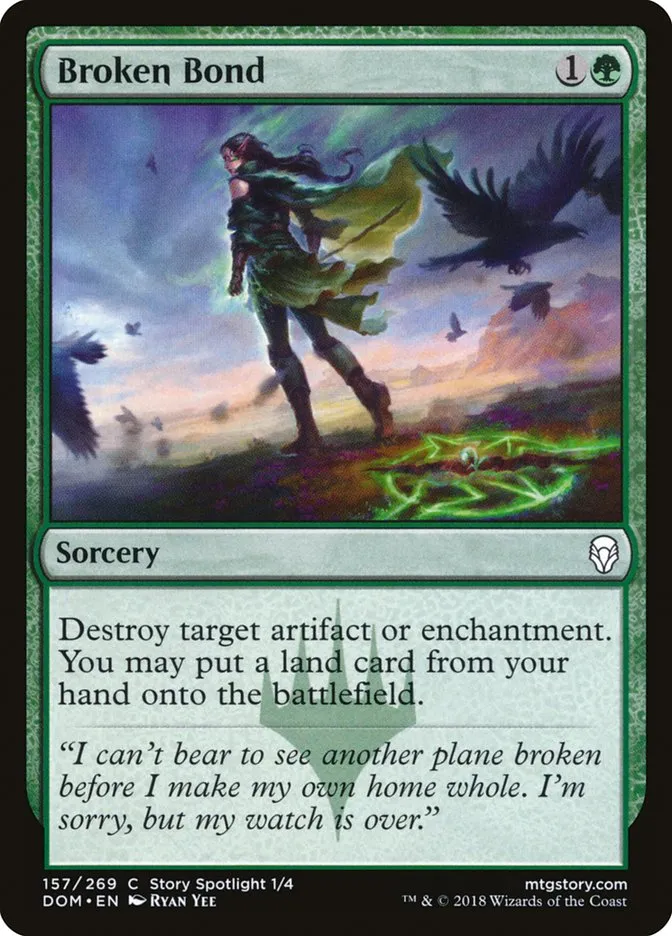 2018 Dominaria Broken Bond common #157 common card image