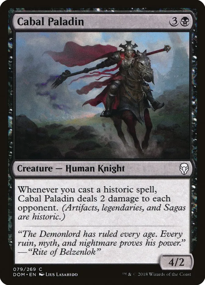 2018 Dominaria Cabal Paladin common #79 common card image
