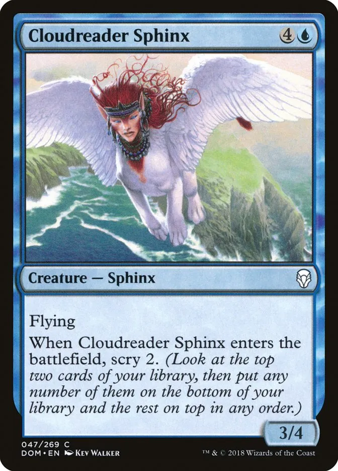 2018 Dominaria Cloudreader Sphinx common #47 common card image