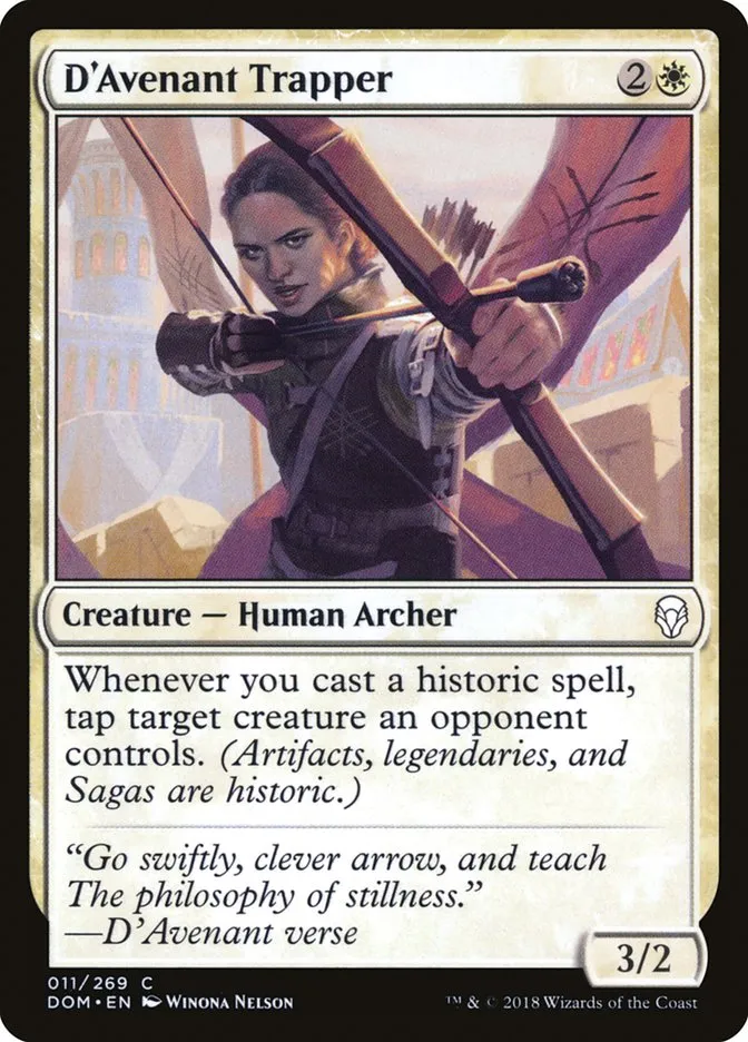 2018 Dominaria D'Avenant Trapper common #11 common card image