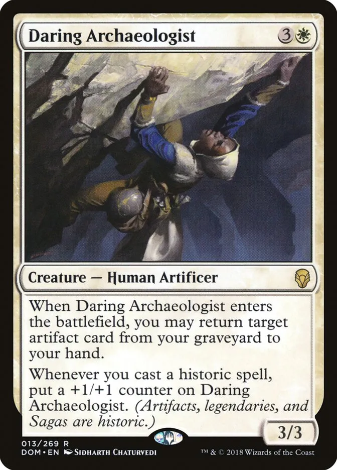 2018 Dominaria Daring Archaeologist #13 rare card image