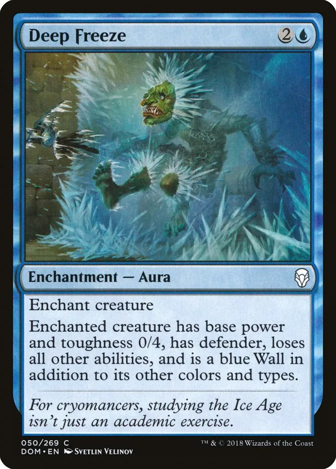 2018 Dominaria Deep Freeze common #50 common card image