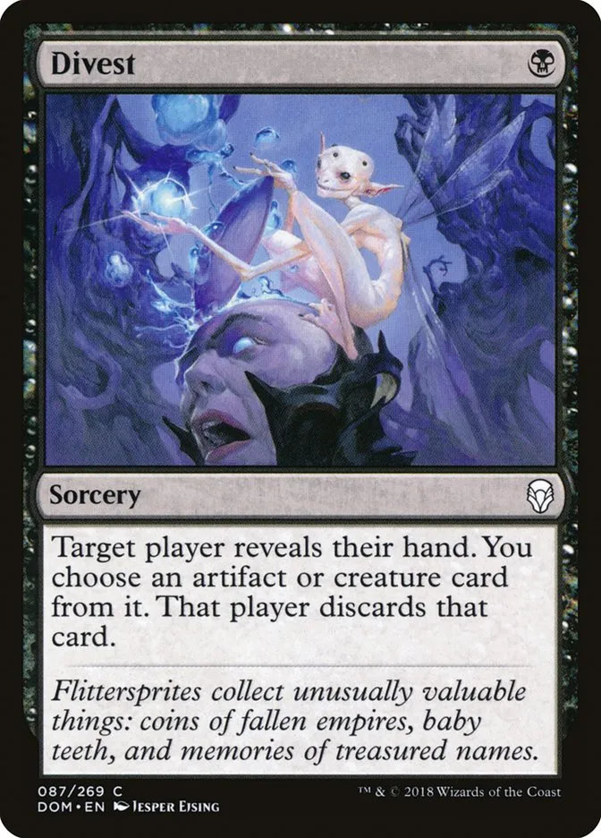 2018 Dominaria Divest common #87 common card image