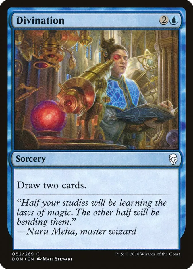 2018 Dominaria Divination common #52 common card image