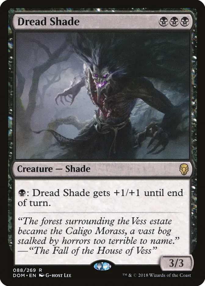 2018 Dominaria Dread Shade #88 rare card image