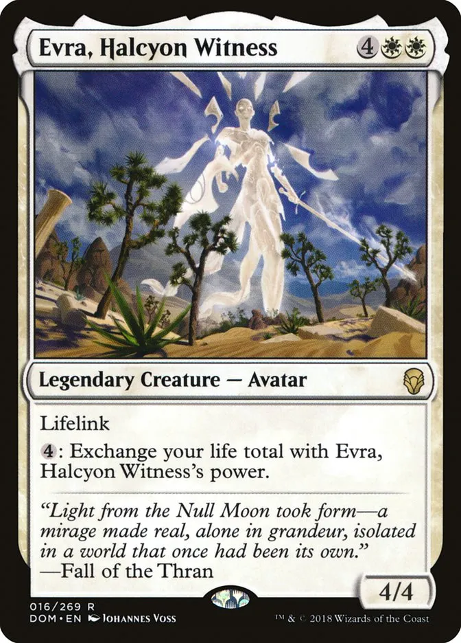 2018 Dominaria Evra, Halcyon Witness #16 rare card image