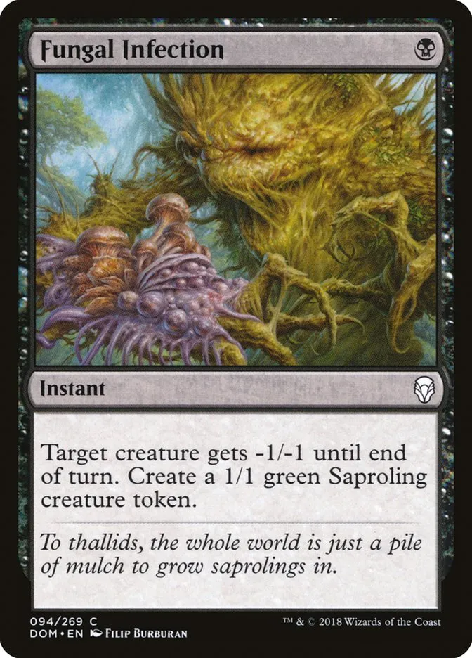 2018 Dominaria Fungal Infection #94 common card image
