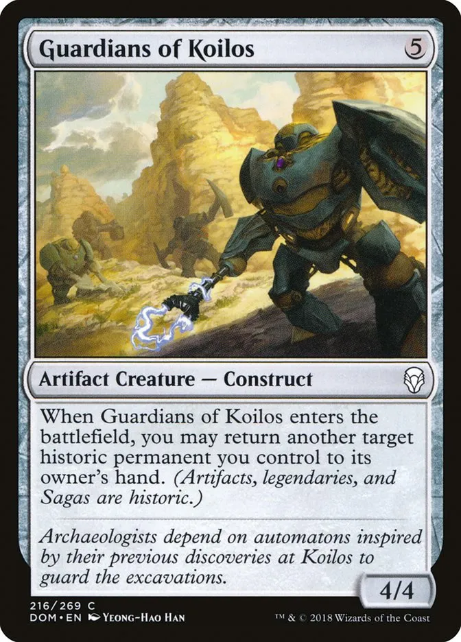 2018 Dominaria Guardians of Koilos #216 common card image