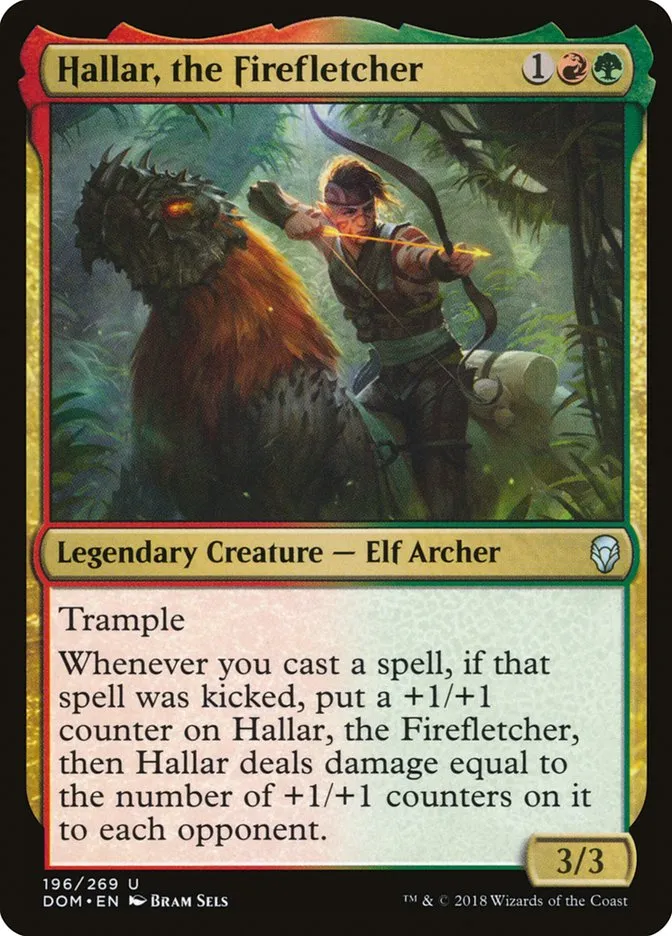 2018 Dominaria Hallar, the Firefletcher #196 uncommon card image