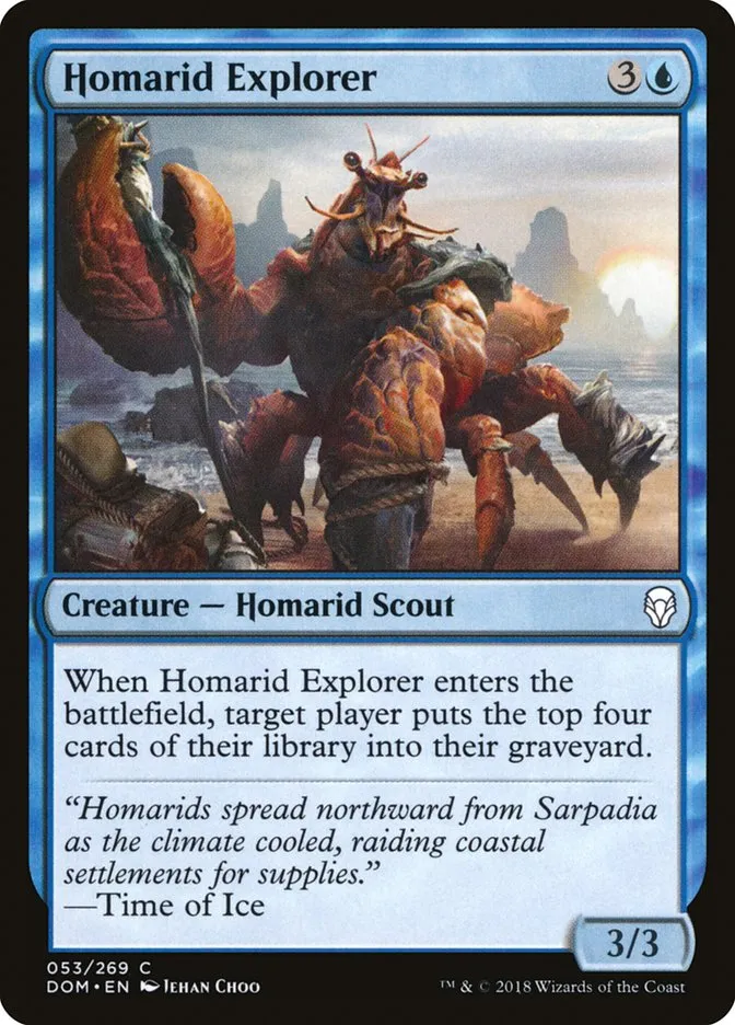2018 Dominaria Homarid Explorer #53 common card image