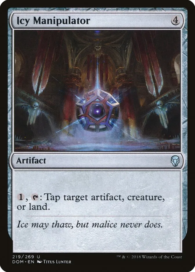 2018 Dominaria Icy Manipulator #219 uncommon card image