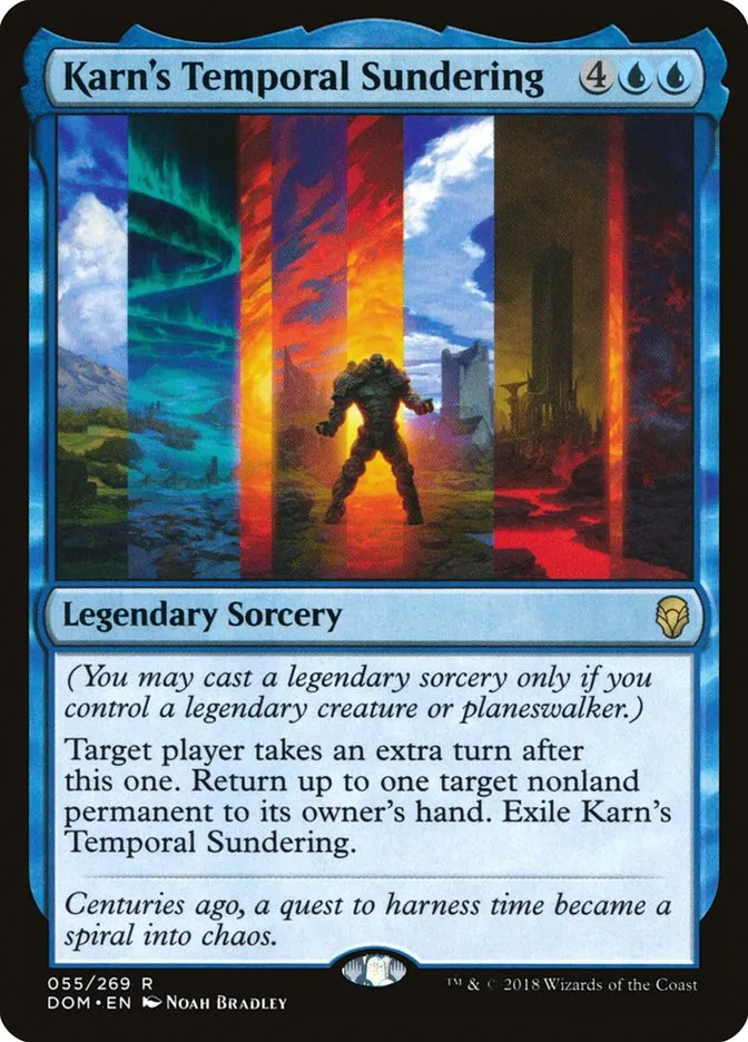 2018 Dominaria Karn's Temporal Sundering #55 rare card image