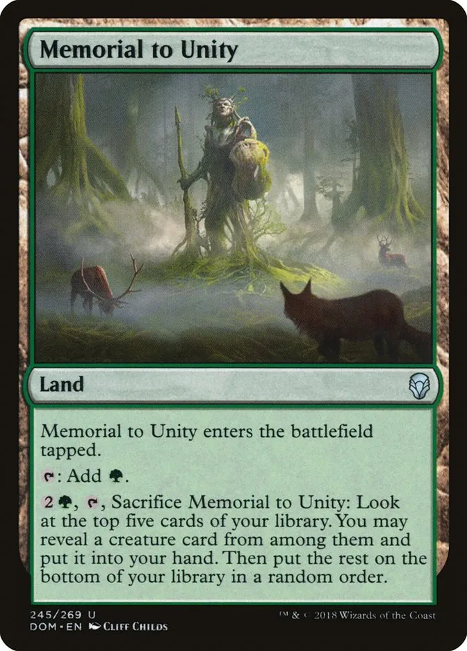 2018 Dominaria Memorial to Unity #245 uncommon card image