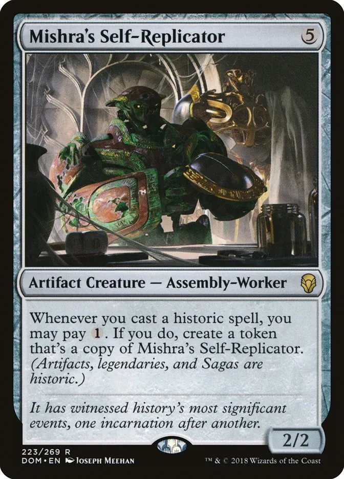 2018 Dominaria Mishra's Self-Replicator rare #223 rare card image